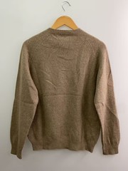 SUNSPEL Knit Sweater (Thick), Large, Wool, Brown, Solid Color, 572-8263003