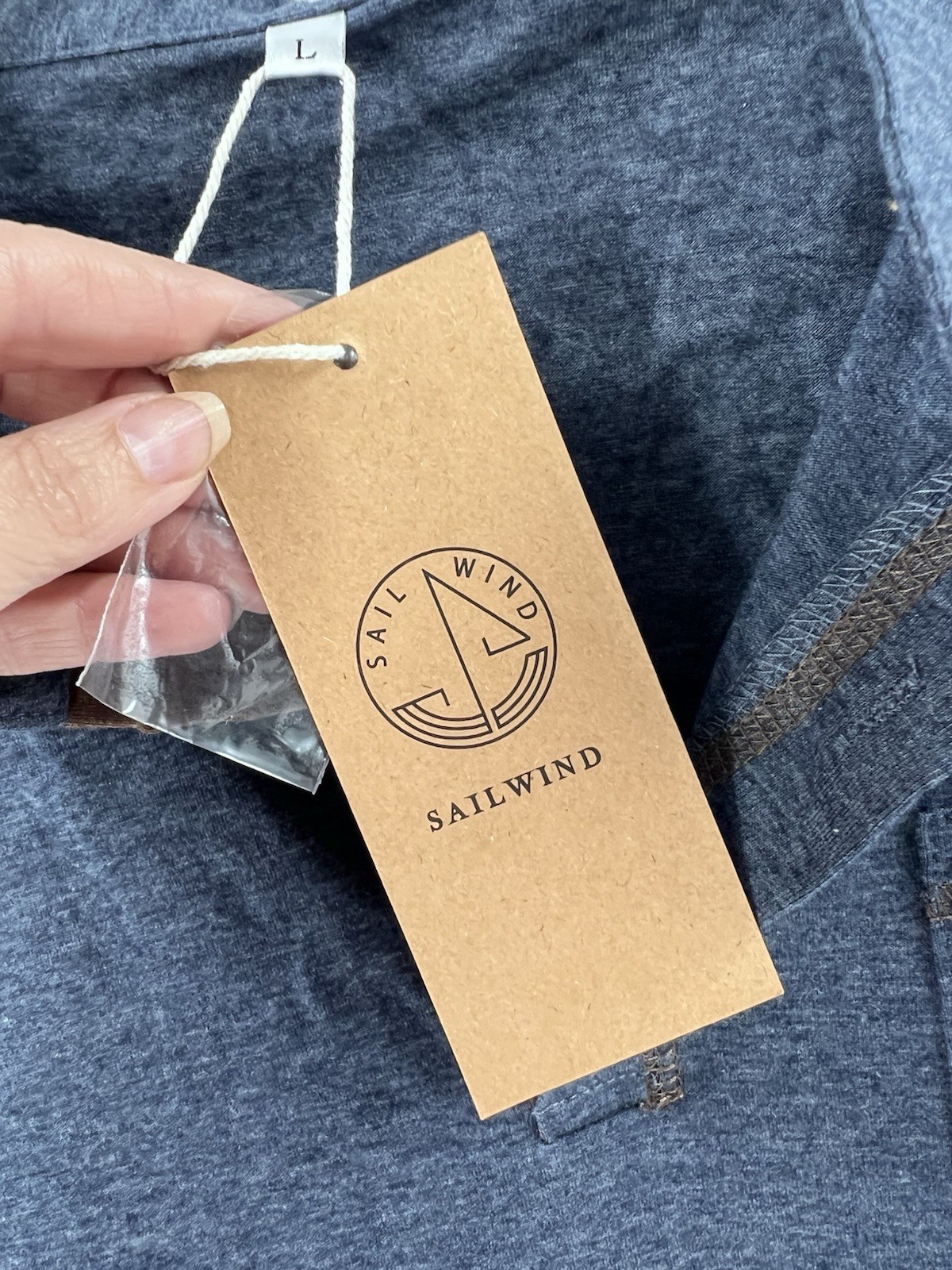Sailwind Henley Shirts Long Sleeve Tops Pullover Button Cotton T-Shirt gallery
