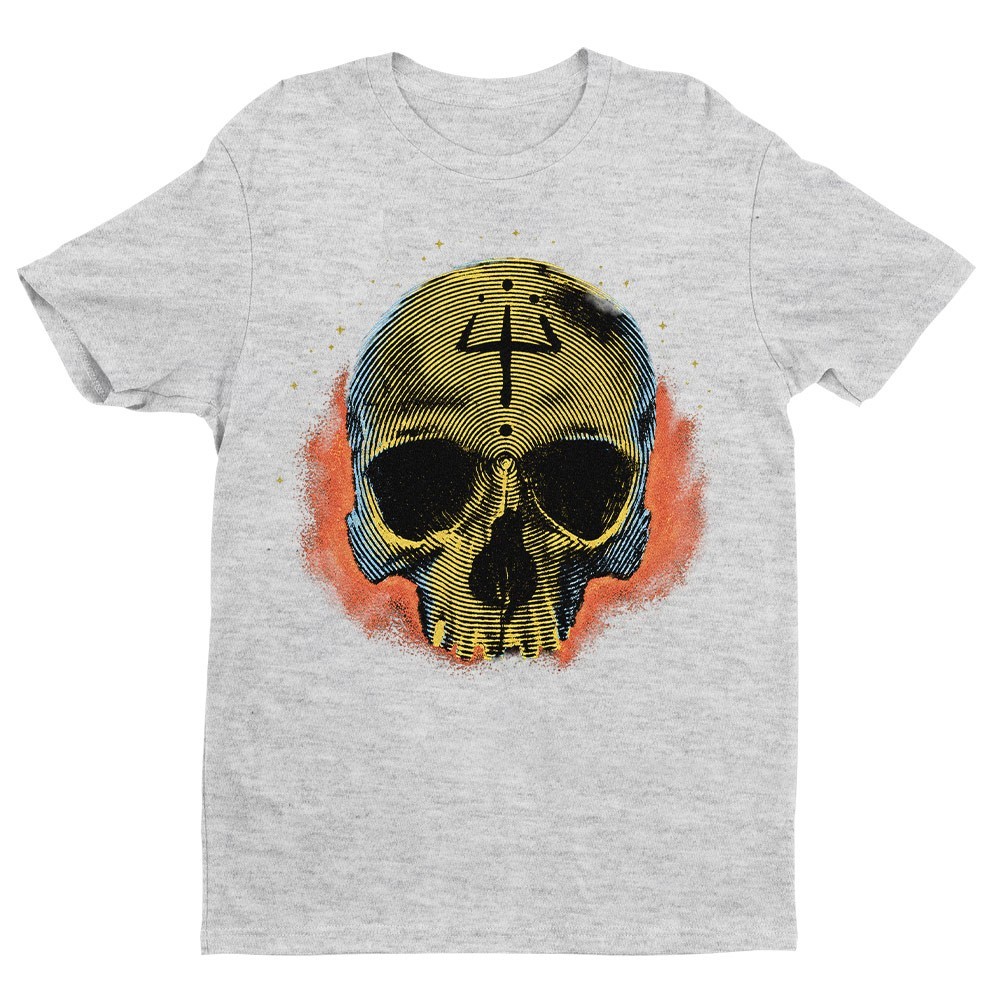 Retro Dark Skull Unisex T-shirt | Gothic Skull Shirt Gifts for Men gallery