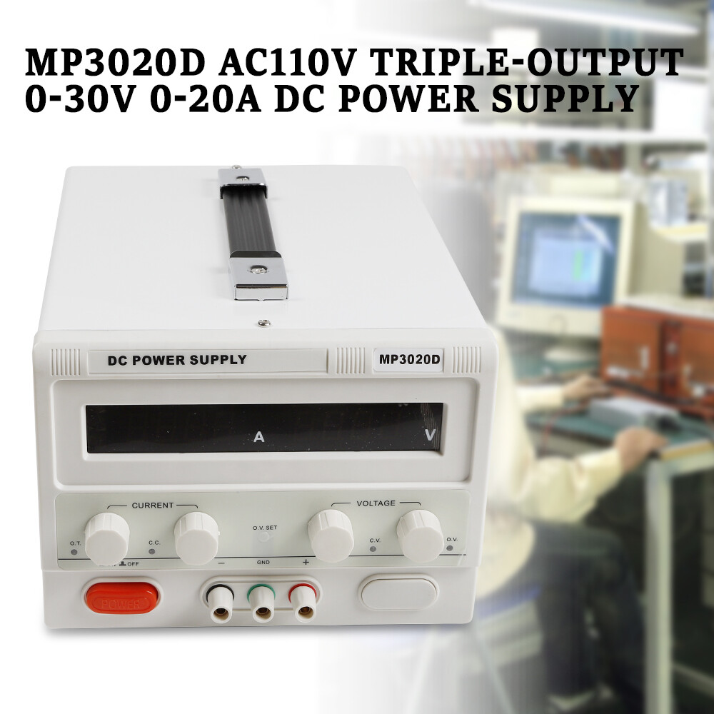 MP3020D DC Power Supply 0-32V 0-20A Adjustable with Precision Display