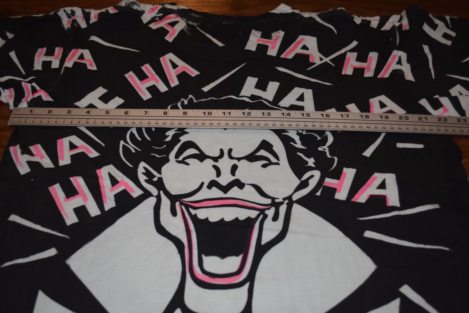 Joker All Over Print vtg Batman Single Stitch t shirt AOP XL Short Boxy L/XL Lg gallery
