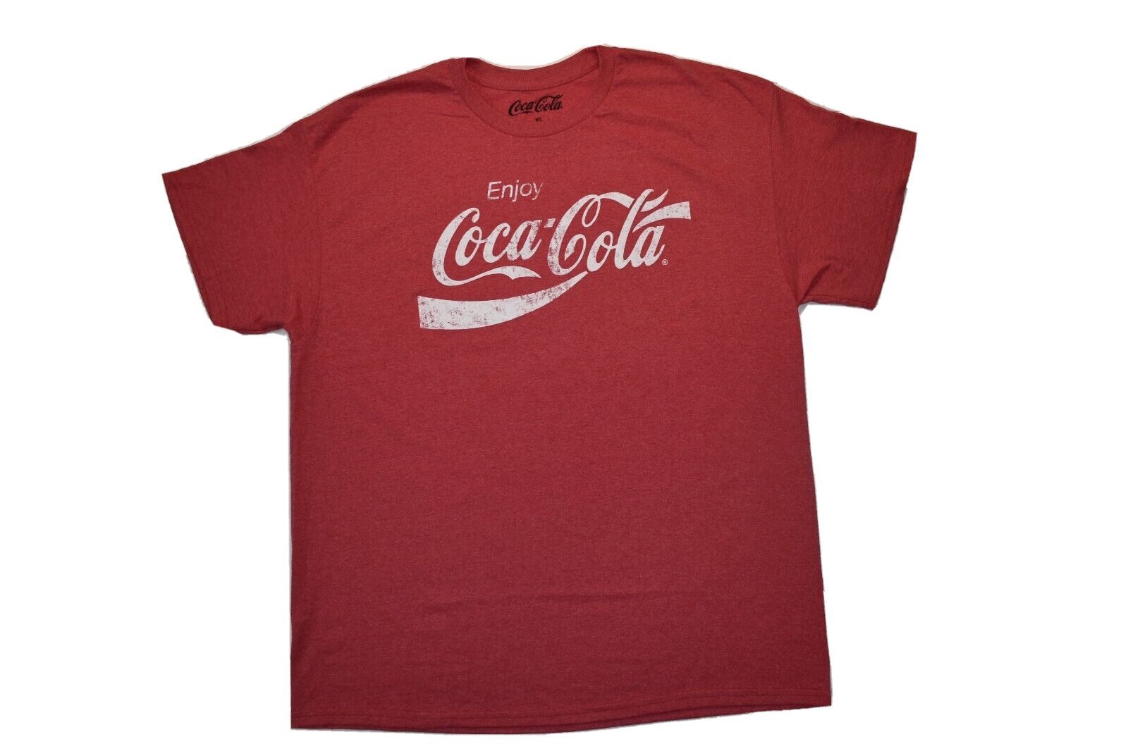 Coca Cola Mens Coke Enjoy Coca-Cola Vintage Distressed Graphic Shirt New S-3XL