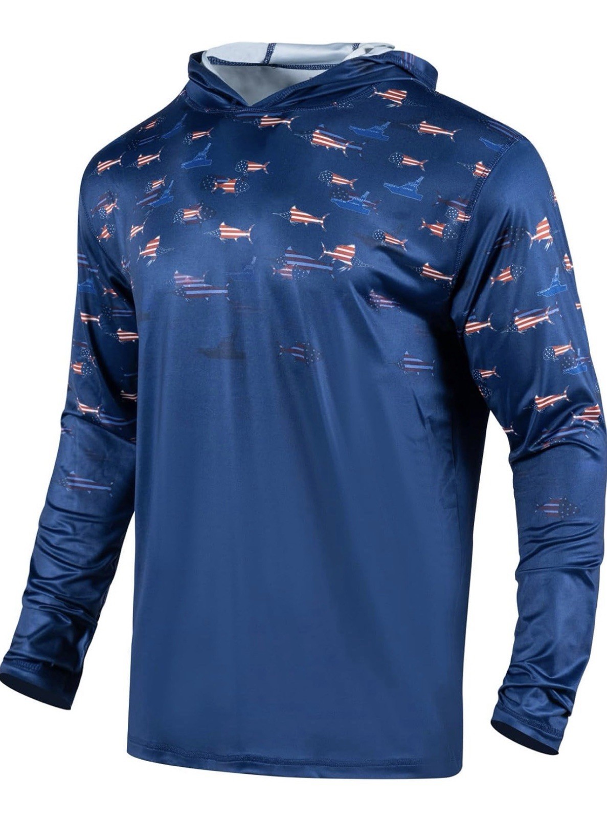 NEW 5 LOT Drizomo Fishing Swim UV Sun Protection UPF 50+ LS Shirt Hood 3XL XXXL gallery