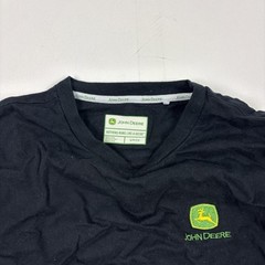 John Deere Mens Logo Tshirt Soft Black Small