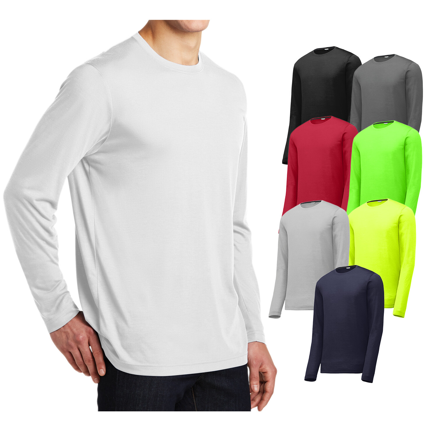 Sport-Tek Long Sleeve PosiCharge Competitor Cotton Touch Tee gallery