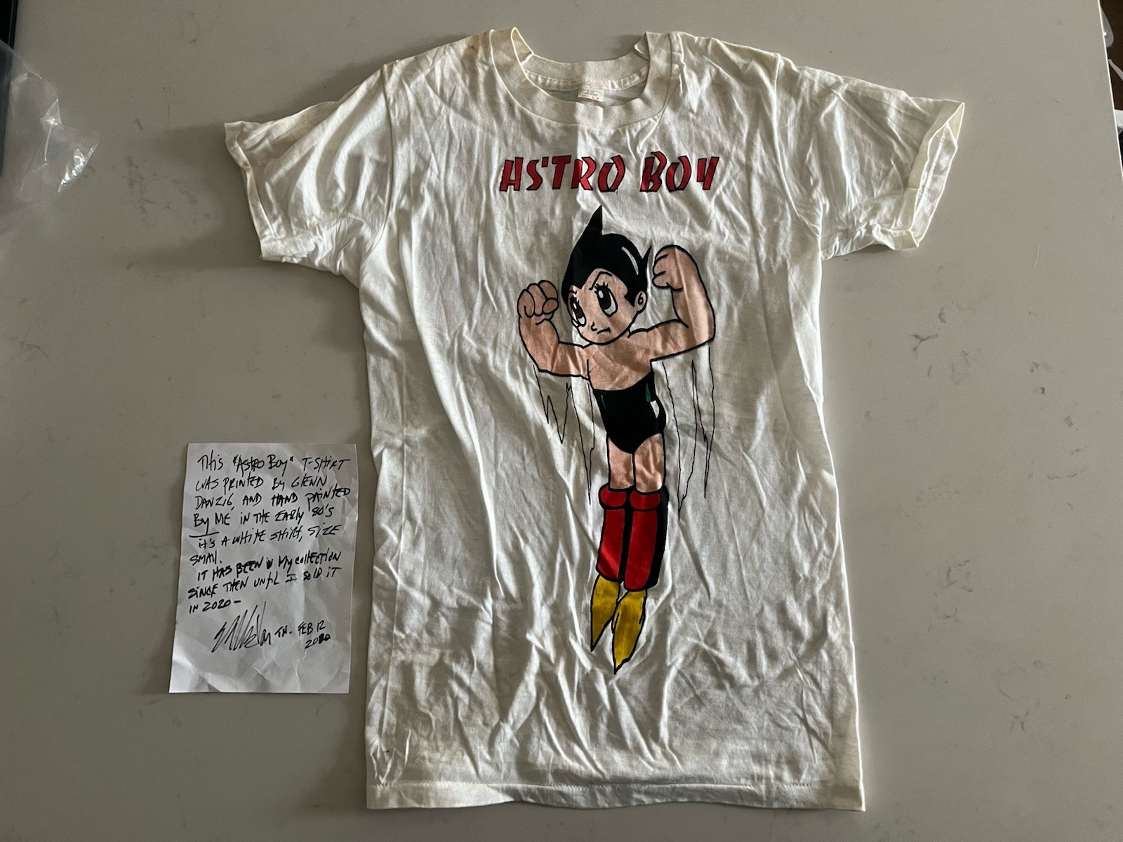 Original Misfits Glenn Danzig Shirt Silkscreen Vintage AstroBoy Punk Vintage KBD