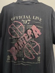 Smoked out thrashed Pantera Vintage 1997 101 Proof Tour tee Size XL faded