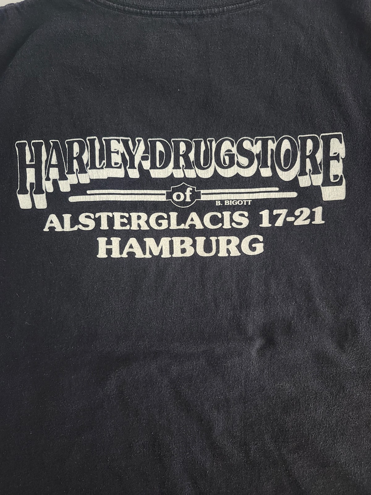 Vintage 1993 Harley Davidson Hamburg Germany T Shirt XXL Single Stitch Trinity 9 gallery