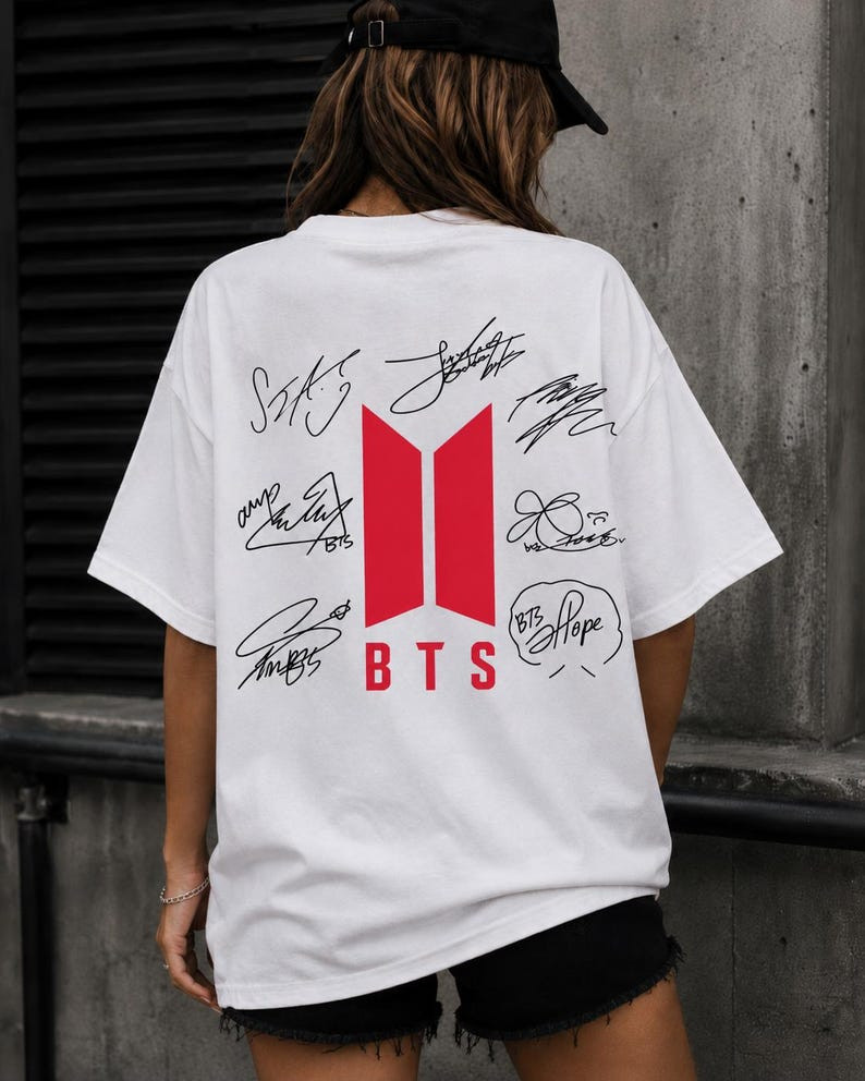 BTS World Tour 2026 T-Shirt Kpop Fan Merch Unisex Oversized Graphic Tee Gift gallery