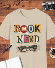 Book Nerd Glasses T-Shirt