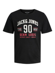 Jack & Jones 3 Pack JJETHAN Crew Neck T-Shirts – Olive/Black/Moonbeam