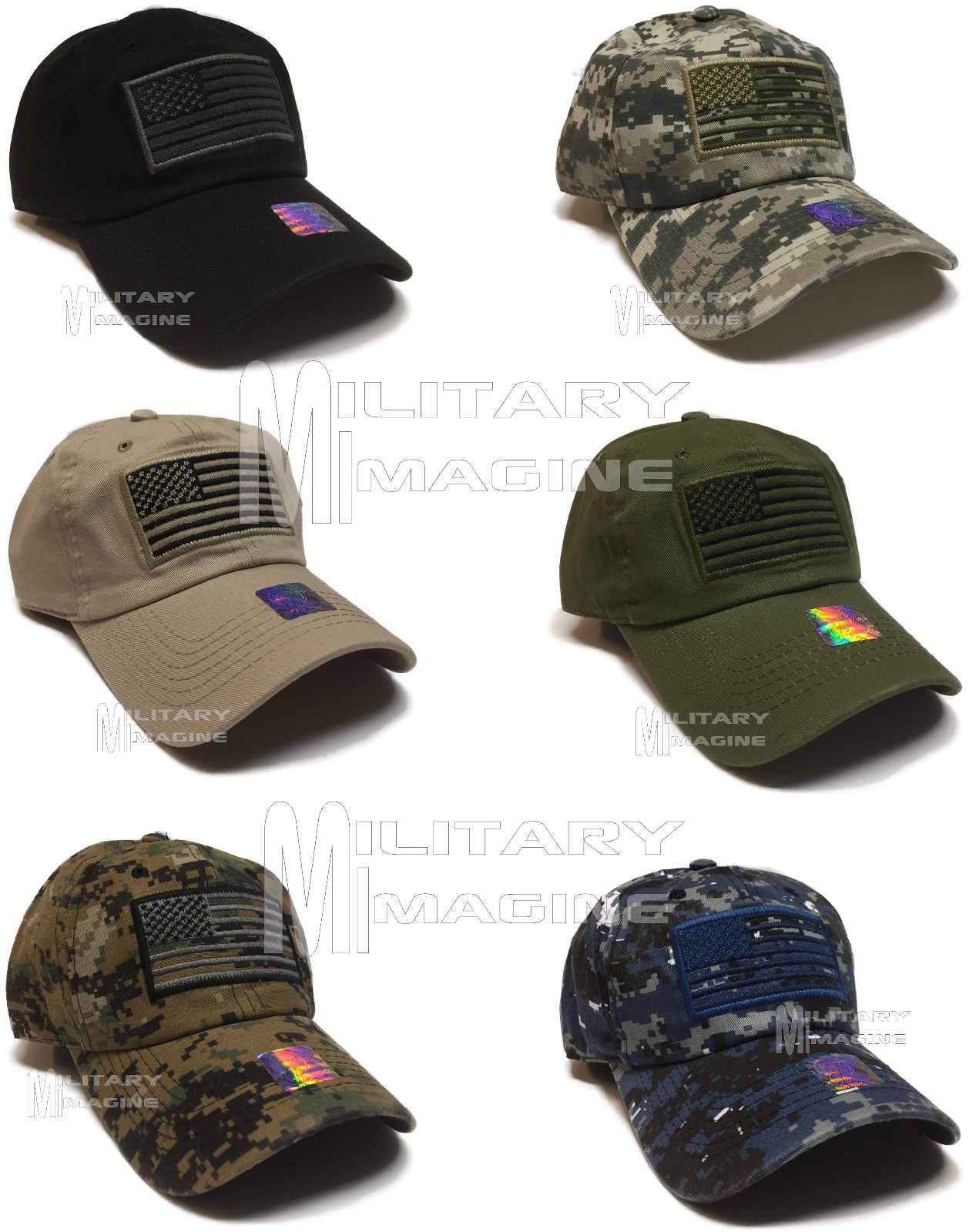 USA American Flag hat Tactical Operator Fashion Baseball cap Self Strap gallery