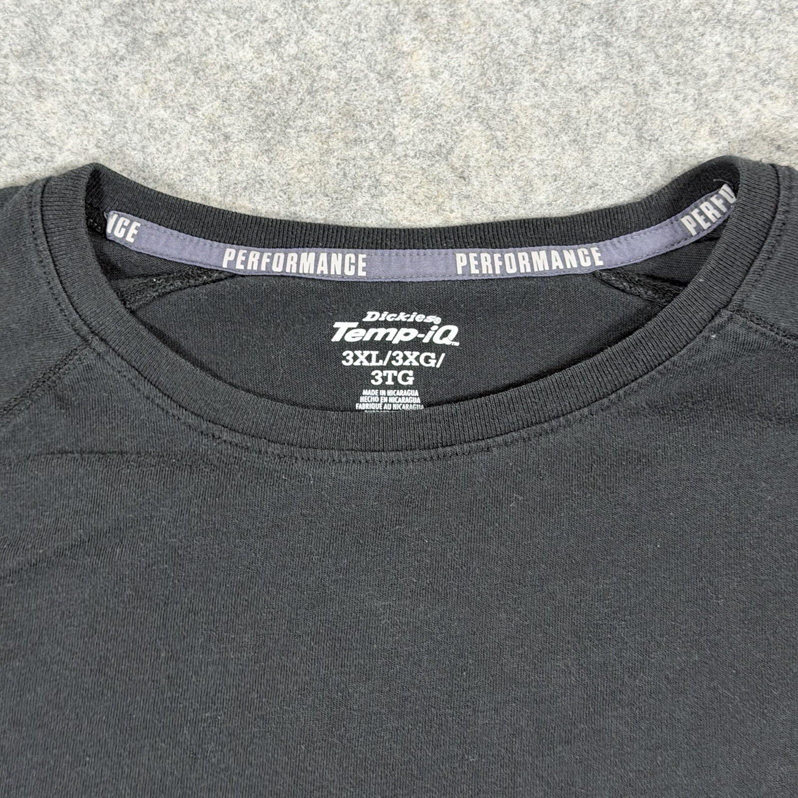 Dickies Cooling Temp-iQ Perform Short Sleeve T-Shirt Men's Size 3XL XXXL Black gallery
