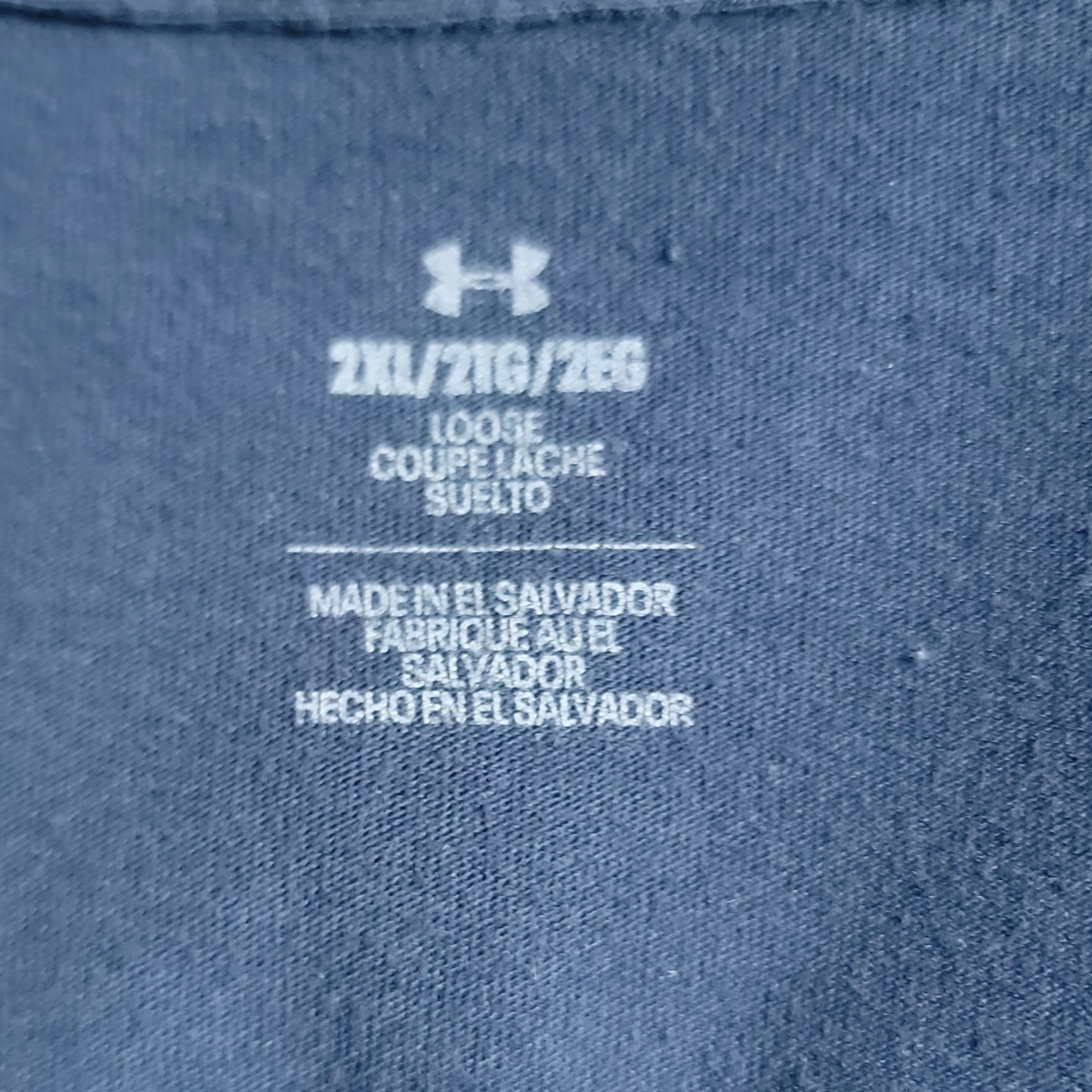 Under Armour Freedom Men's 2XL Blue Crew Neck USA Flag Graphic T-Shirt gallery