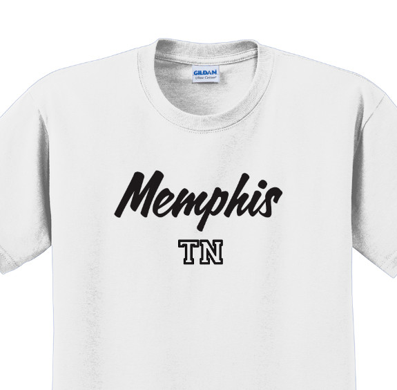 Memphis, Tennessee State T-Shirt Short Sleeve Graphic Tee Unisex apparel