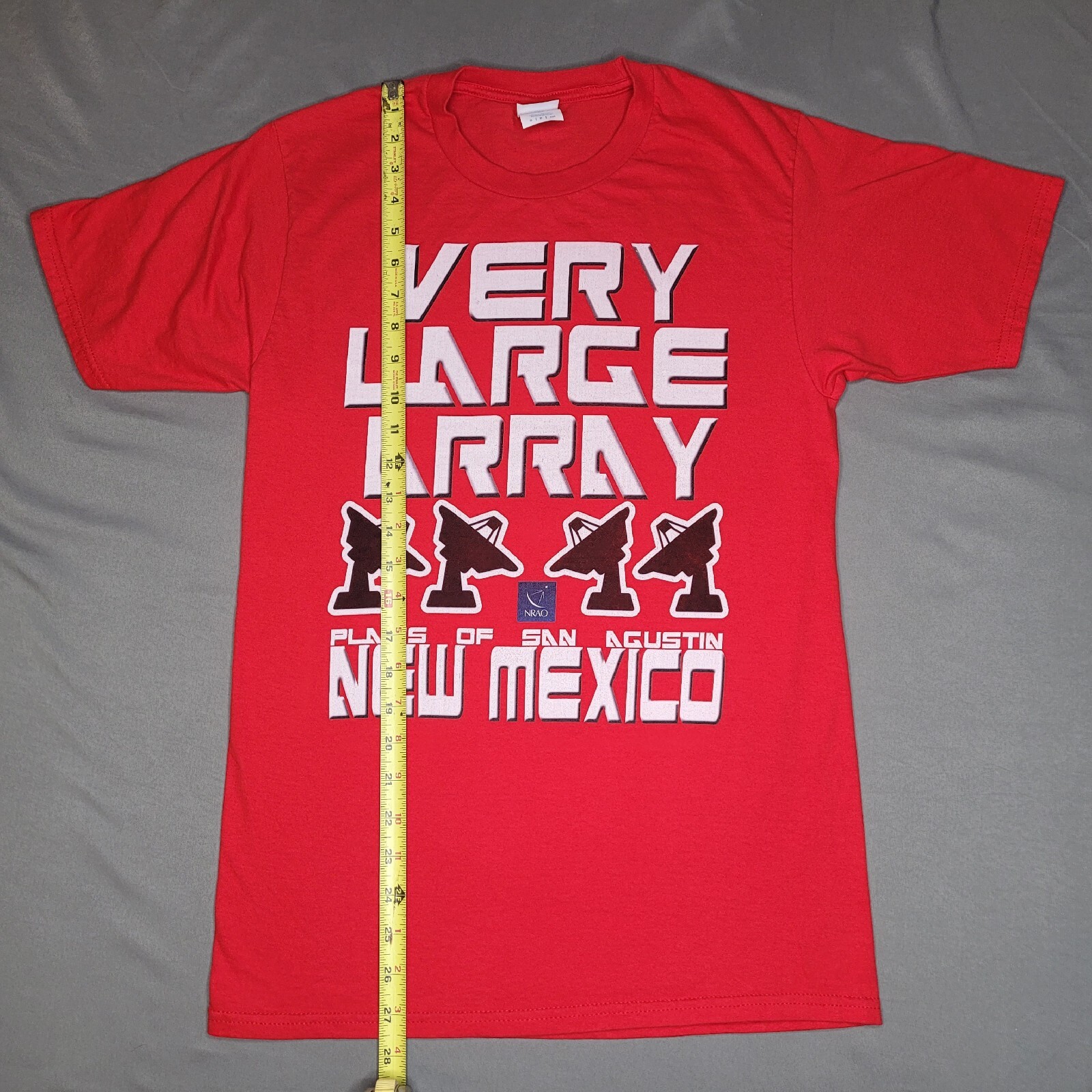 Karl G Jansky Very Large Array Shirt Mens Small Red NRAO VLA New Mexico NSF NASA gallery