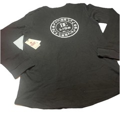 Jordan Craig DC LIDS Logo BLACK thermal waffle KNIT shirt long sleeve NEW Men 2X