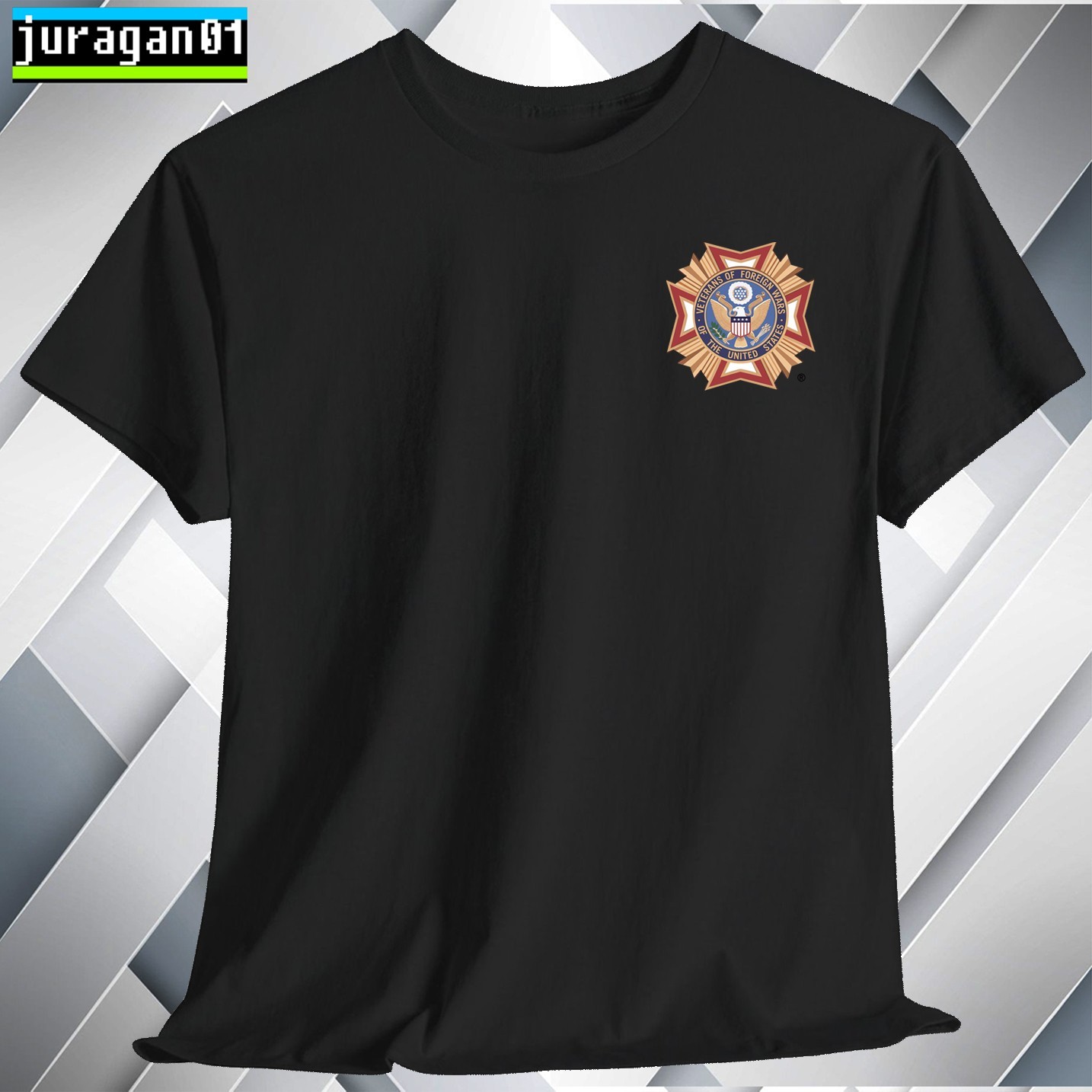 VFW Veterans of Foreign T-Shirt Black Navy White Grey Red Orange Choco S to 5XL gallery
