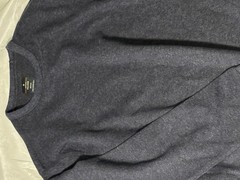 Members Mark Mens Pullover Medium Size Blue Long Sleeves Top NWT