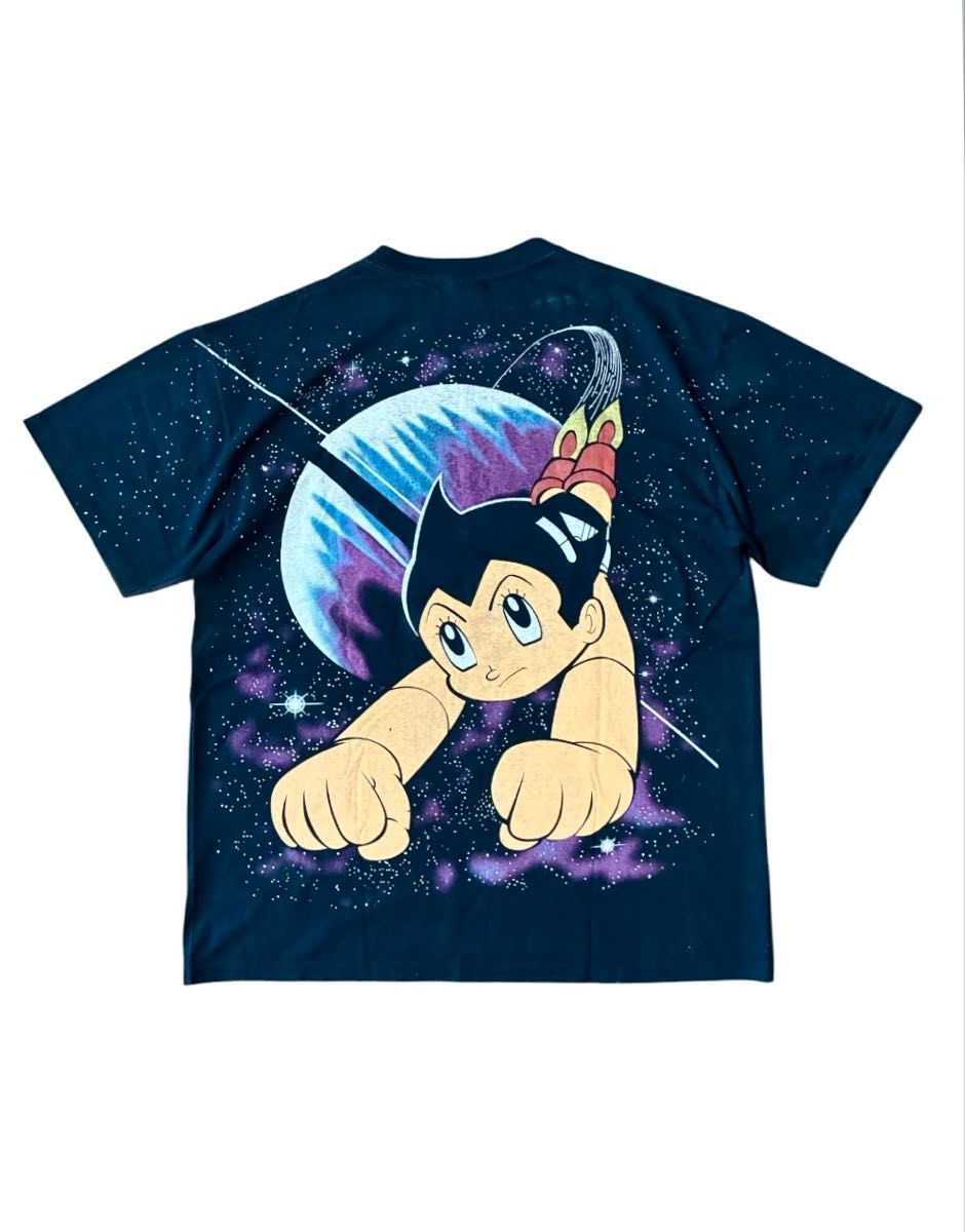90s Astro Boy Mighty Atom Double Print T-Shirt XL Vintage Anime Tee gallery