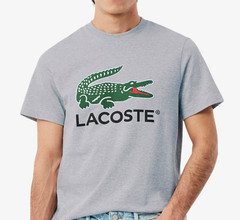 Lacoste T-Shirt Men’s Regular Fit Graphic Print Large Croc Short Sleeve Crewneck
