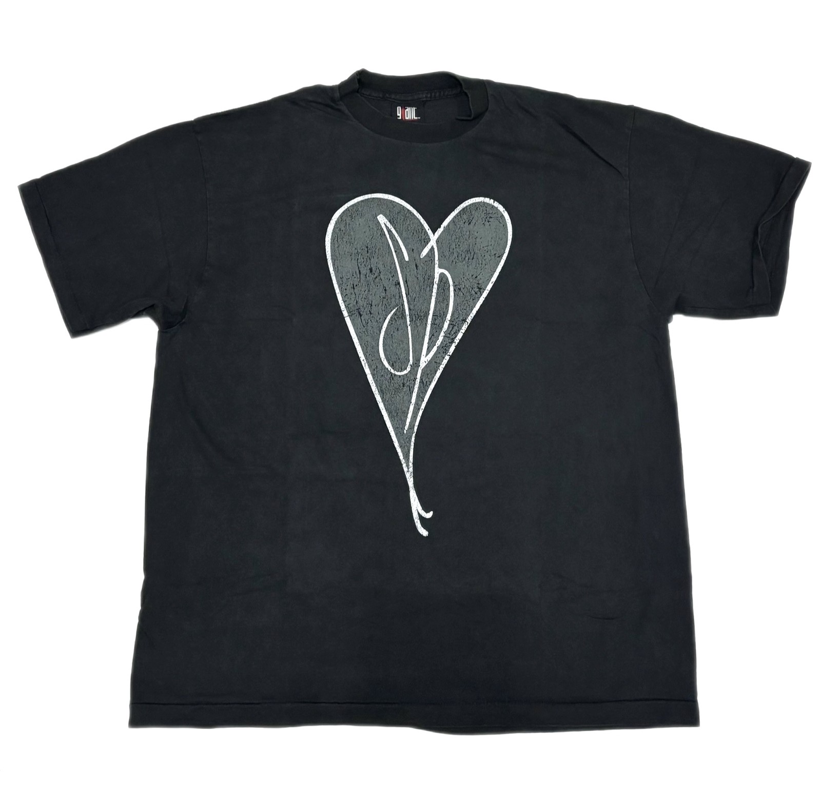 Smashing Pumpkins Black Mellon Collie Heart VTG XL Single Stitch T-shirt REPRINT