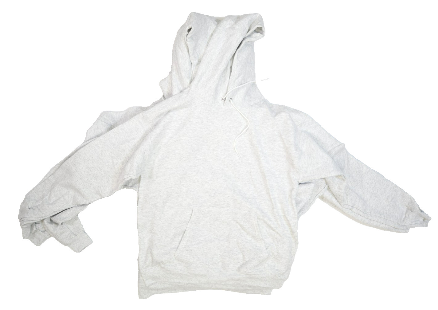 Hanes Ecosmart 50/50 Blank Long Sleeve Plain Ash Grey Mens Medium Hoodies 5 Pk gallery