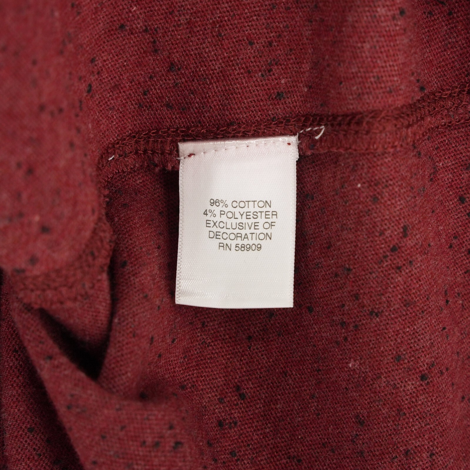 Cremieux Men's Long-Sleeve Shirt Crew Neck XL Red Black Specks NWT gallery