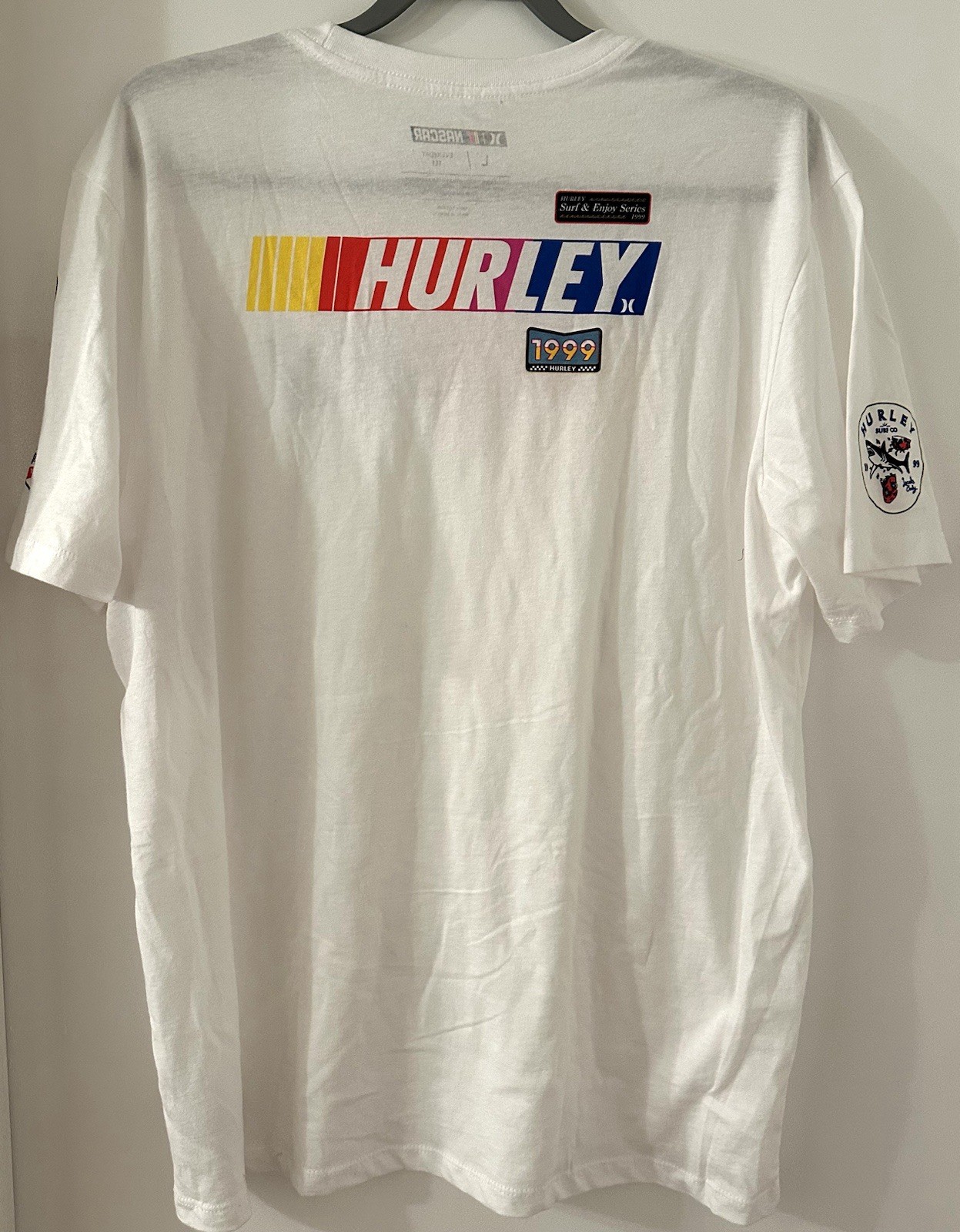 Hurley NASCAR Surf Co Everyday Tee Shirt Men’s Large New Without Tag gallery