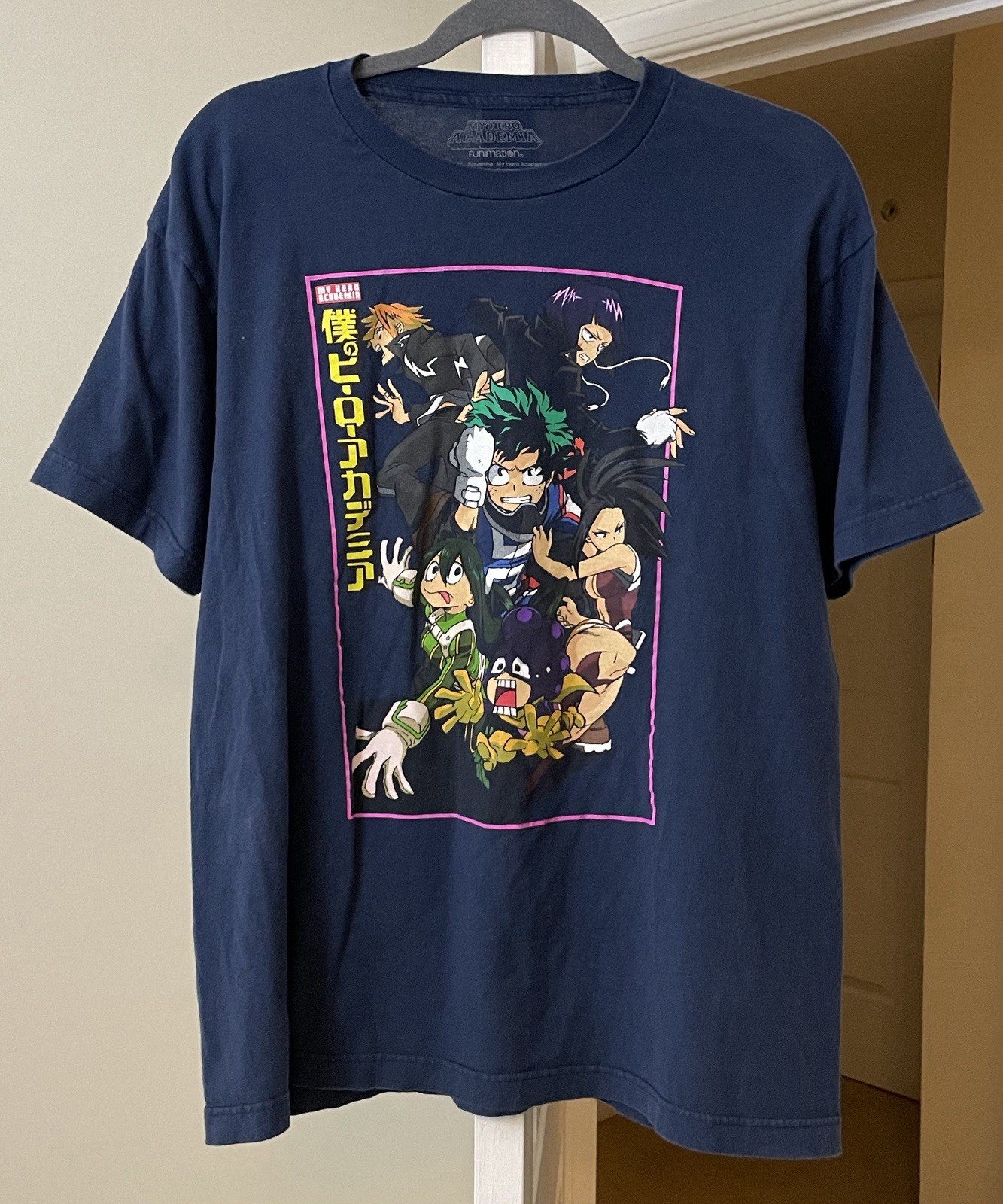 My Hero Academia Anime Graphic Tee Shirt Pullover Funimation Men's Large gallery