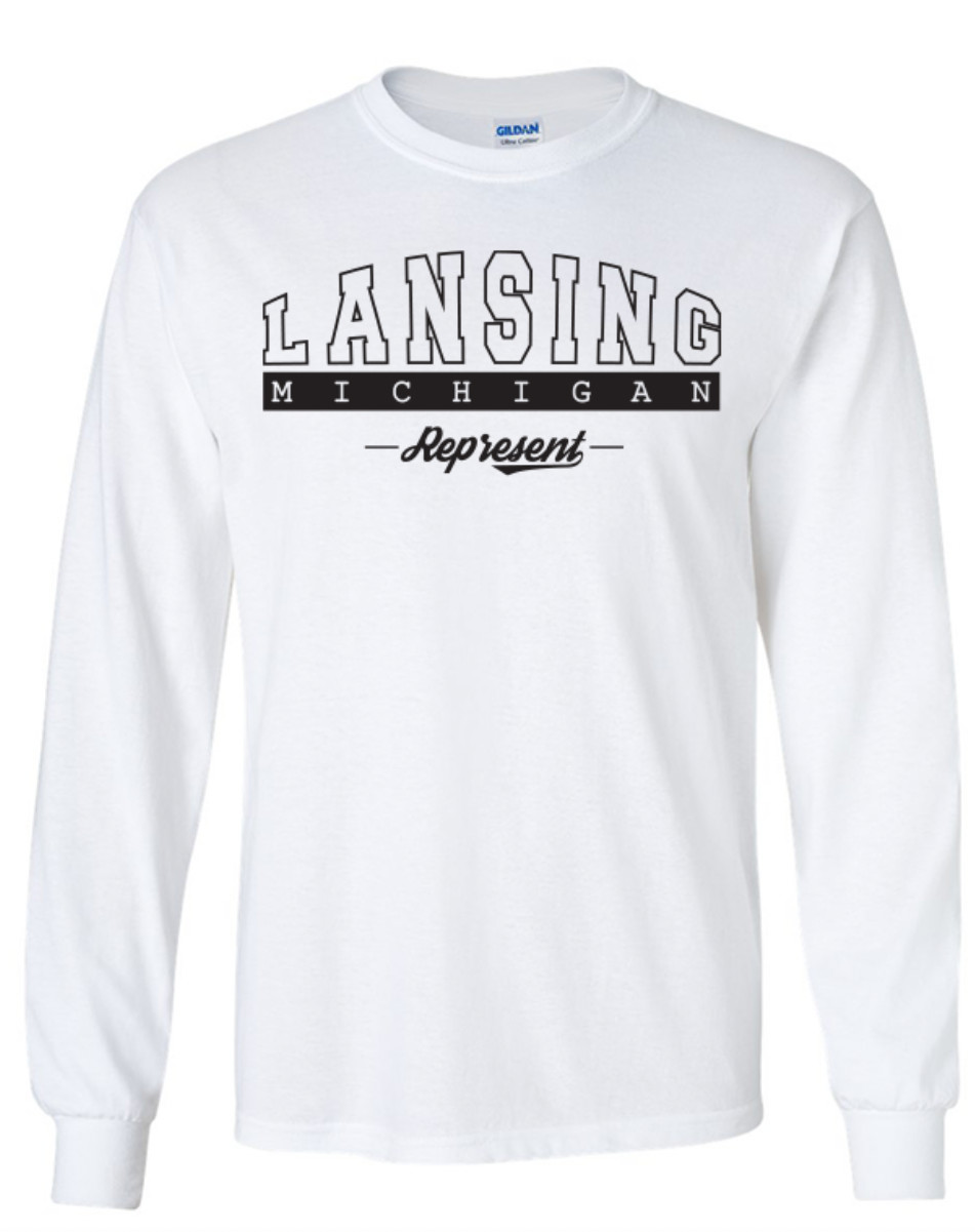 Lansing Michigan T-Shirt Long Sleeve Graphic tee gallery