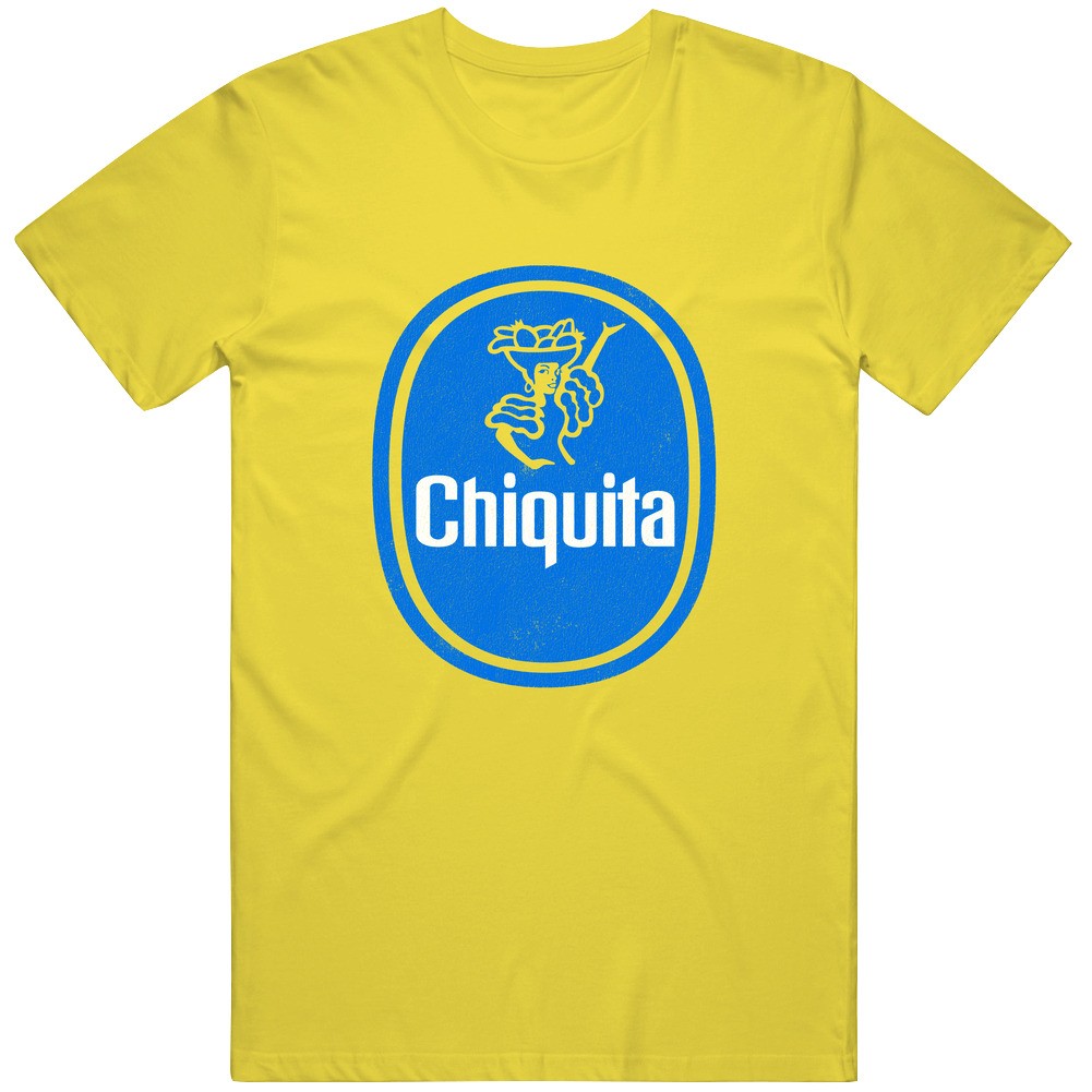 Chiquita, T-, Bananas Vintage Retro Daisy Yellow Unisex Soft Cotton tee T Shirt
