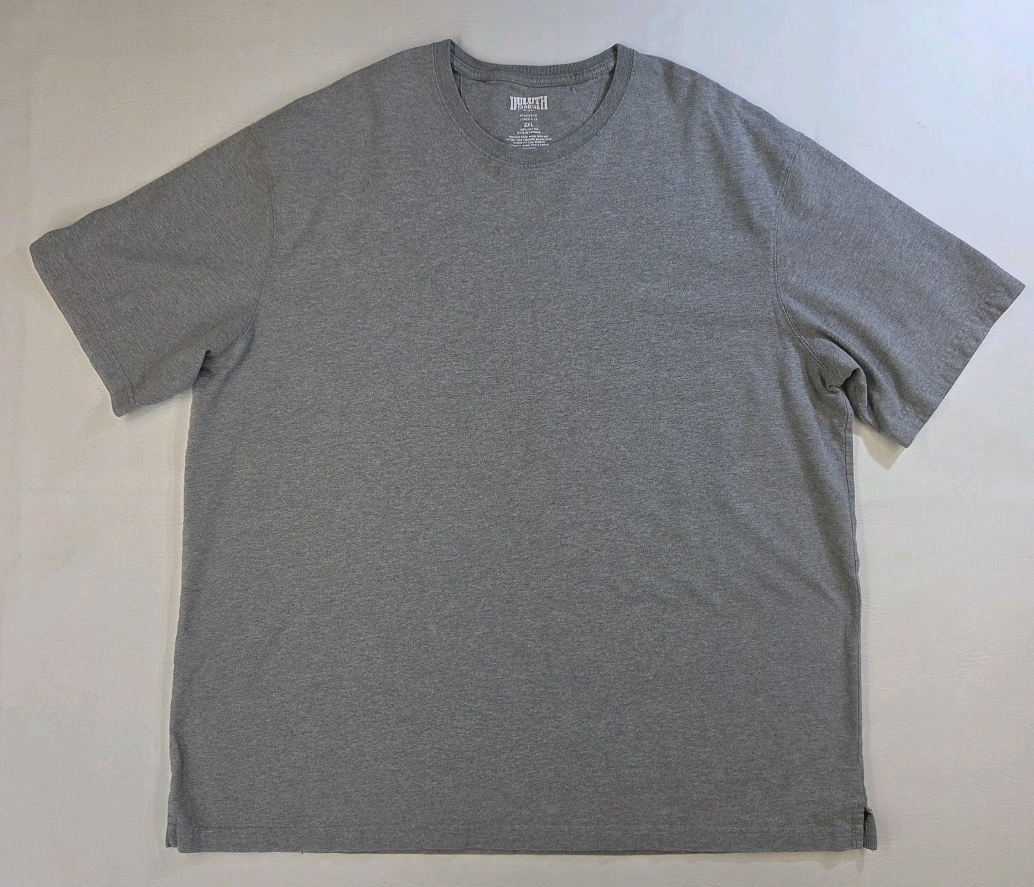 Duluth Trading Co T-Shirt Men's 2XL Gray Relaxed Fit Longtail Casual Tee Comfort gallery