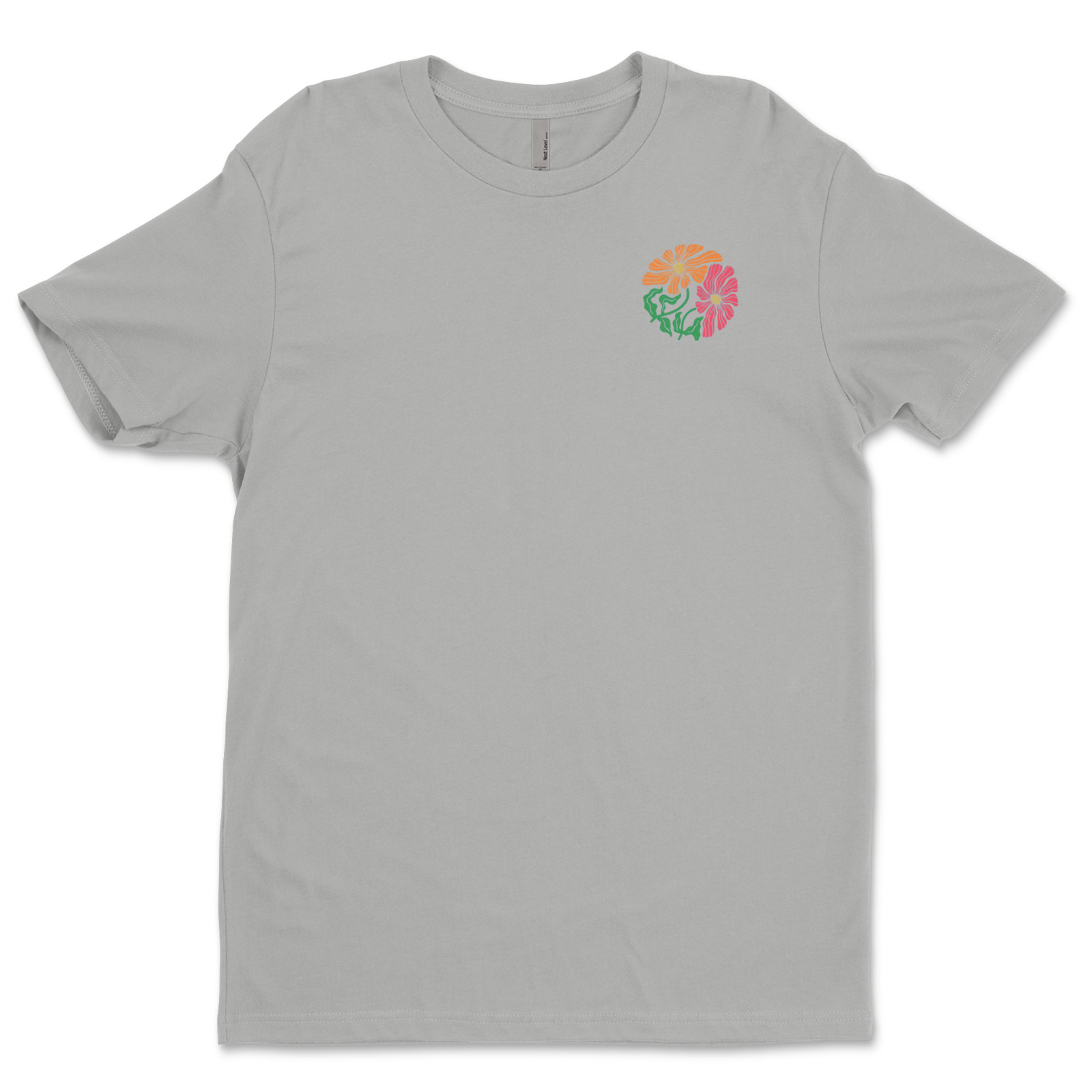 DTF flowers/ Custom Unisex Soft Style T-Shirts, Next Level- Cotton gallery