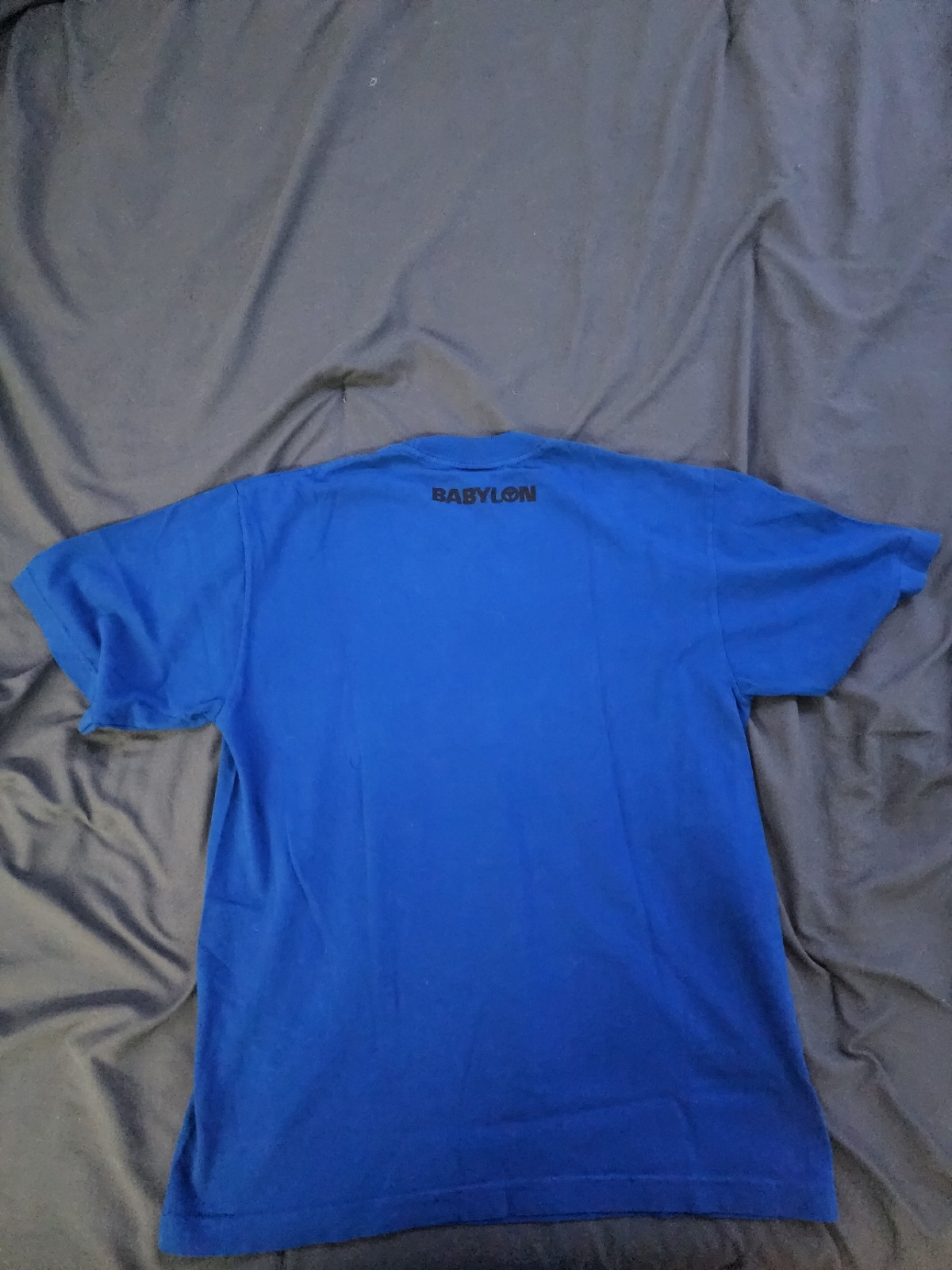 New Babylon Men’s Dollface Graphic Logo Tee Blue S Crew Neck Cotton Jersey Small gallery
