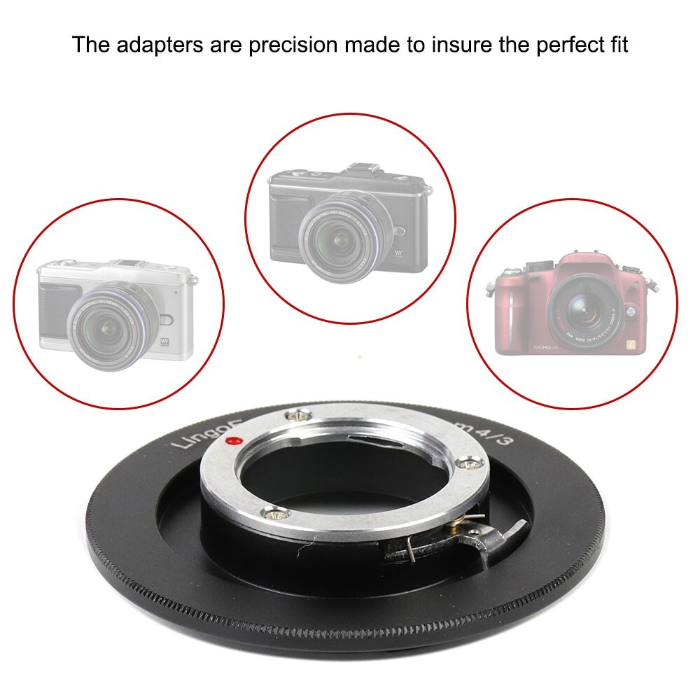 PTX110-M4/3 Lens Adapter Ring for Pentax 110 Lens to Camera with M4/3 Mount
