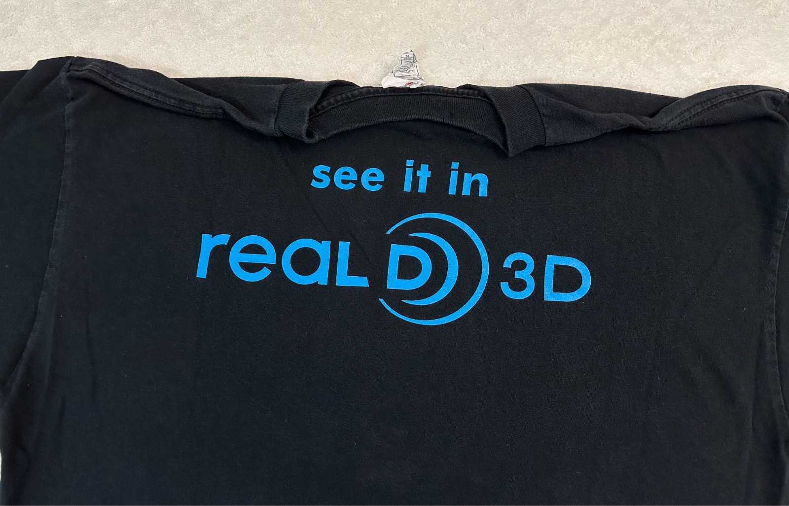 Vintage 2000s 2009 Avatar Movie RealD 3D Promotional Theatre Release T-Shirt XL gallery