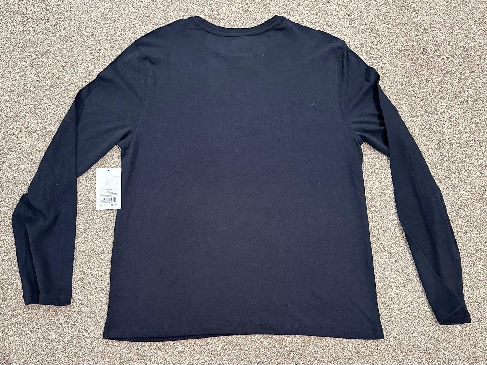 874 NWT Hurley Men's M Black Rise & Jam CVC Jersey Graphic Long Sleeve T-Shirt gallery