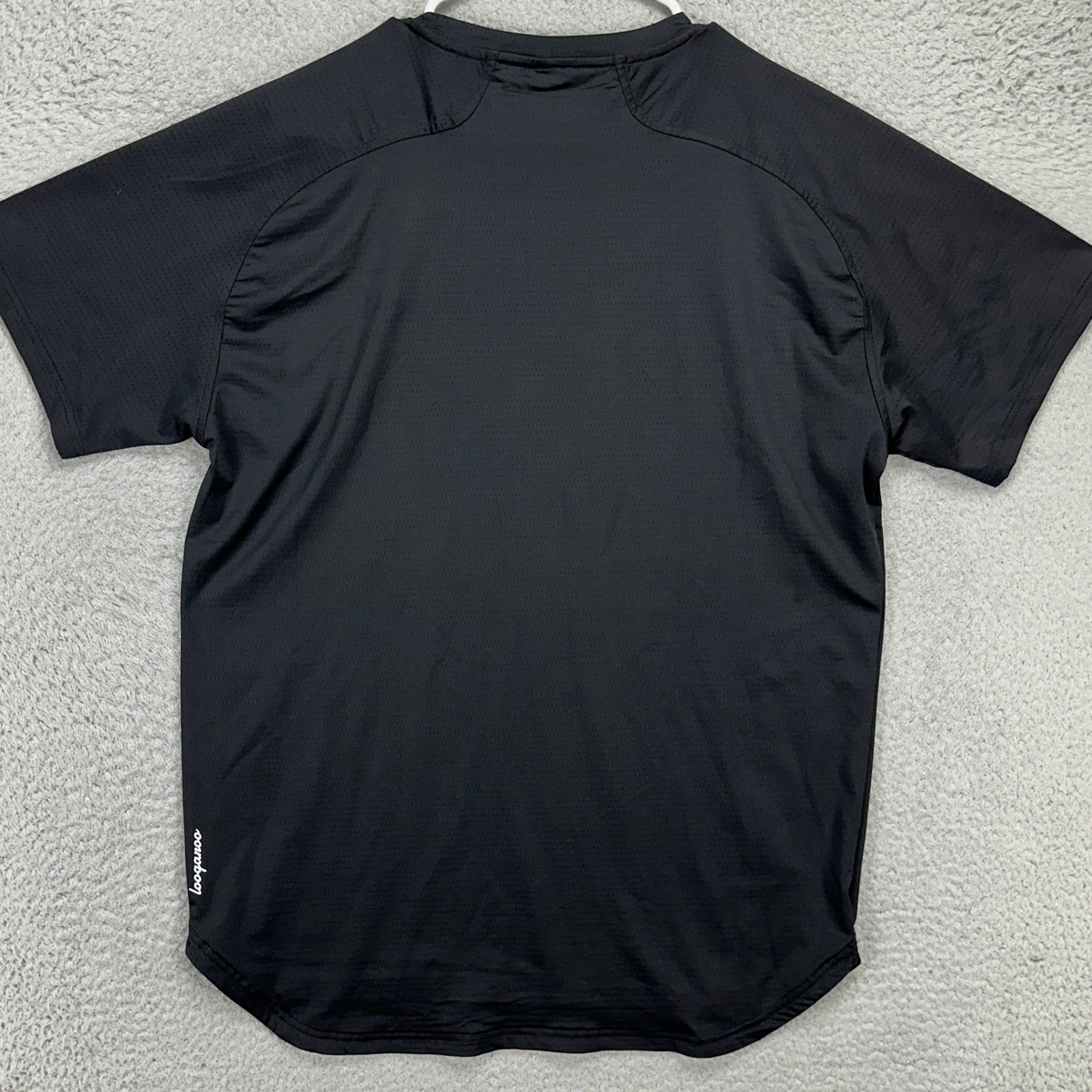 Loogaroo Men Seamfinity Tee Large Black Graphic Short Sleeve Tee Nylon Blend NEW gallery
