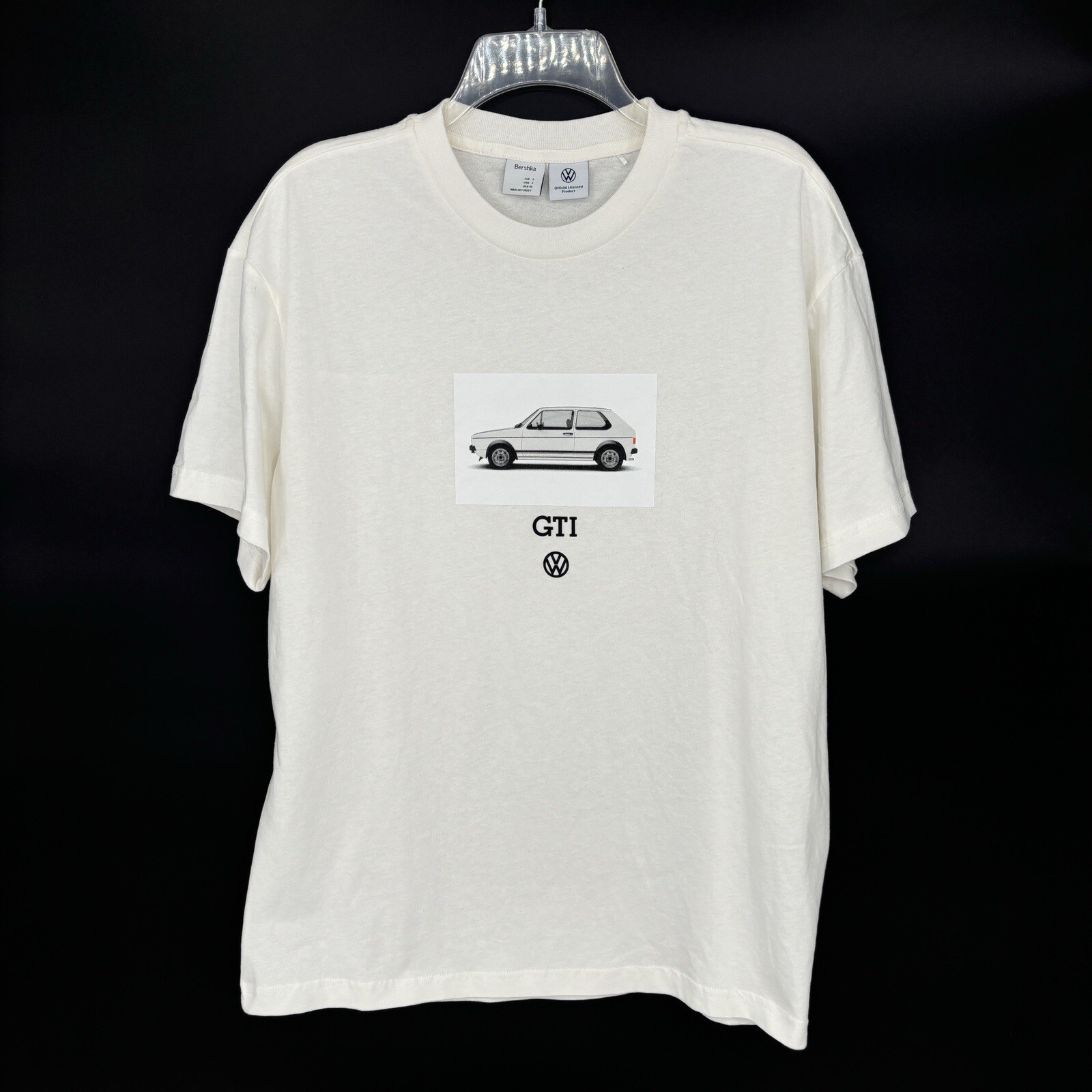 New Volkswagen VW Golf German Garage White Cotton T-shirt Men’s Size Small NWOT