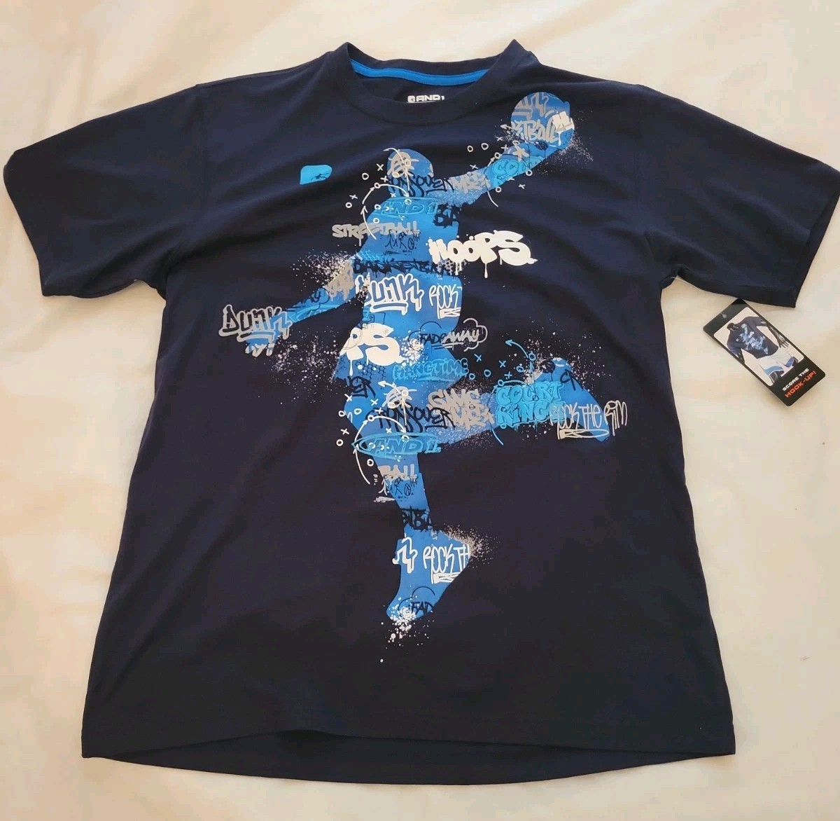 AND1 Men's Graphic T-Shirt, Size M Color Navy gallery