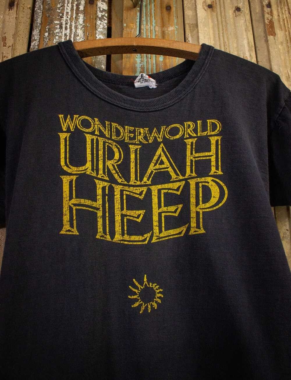 Vintage Uriah Heep Concert T Shirt 1974 Black Cotton All size S-345XL HRL122