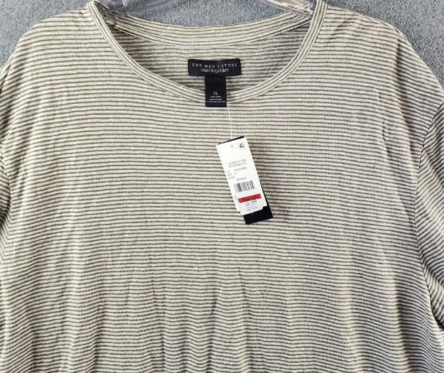 The Men's Store at Bloomingdale's Linen T-Shirt Men's XL Mermaid Striped gallery