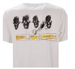 Off-White Basquiat Graphic Tee Shirt- Size Small