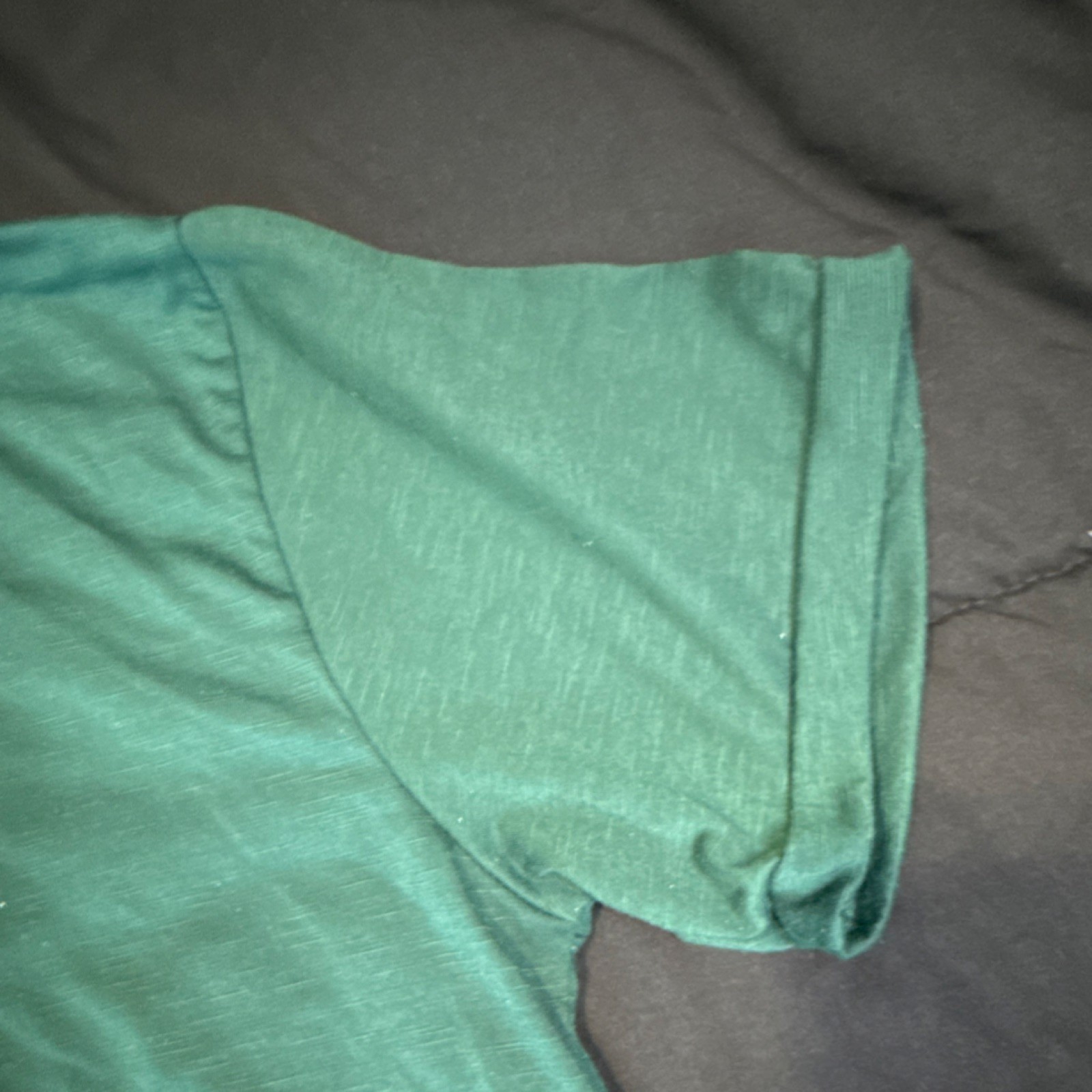 Men's Green Knit Crew Neck Cotton Spandex Polyester T-Shirt Short Sleeve Regular gallery