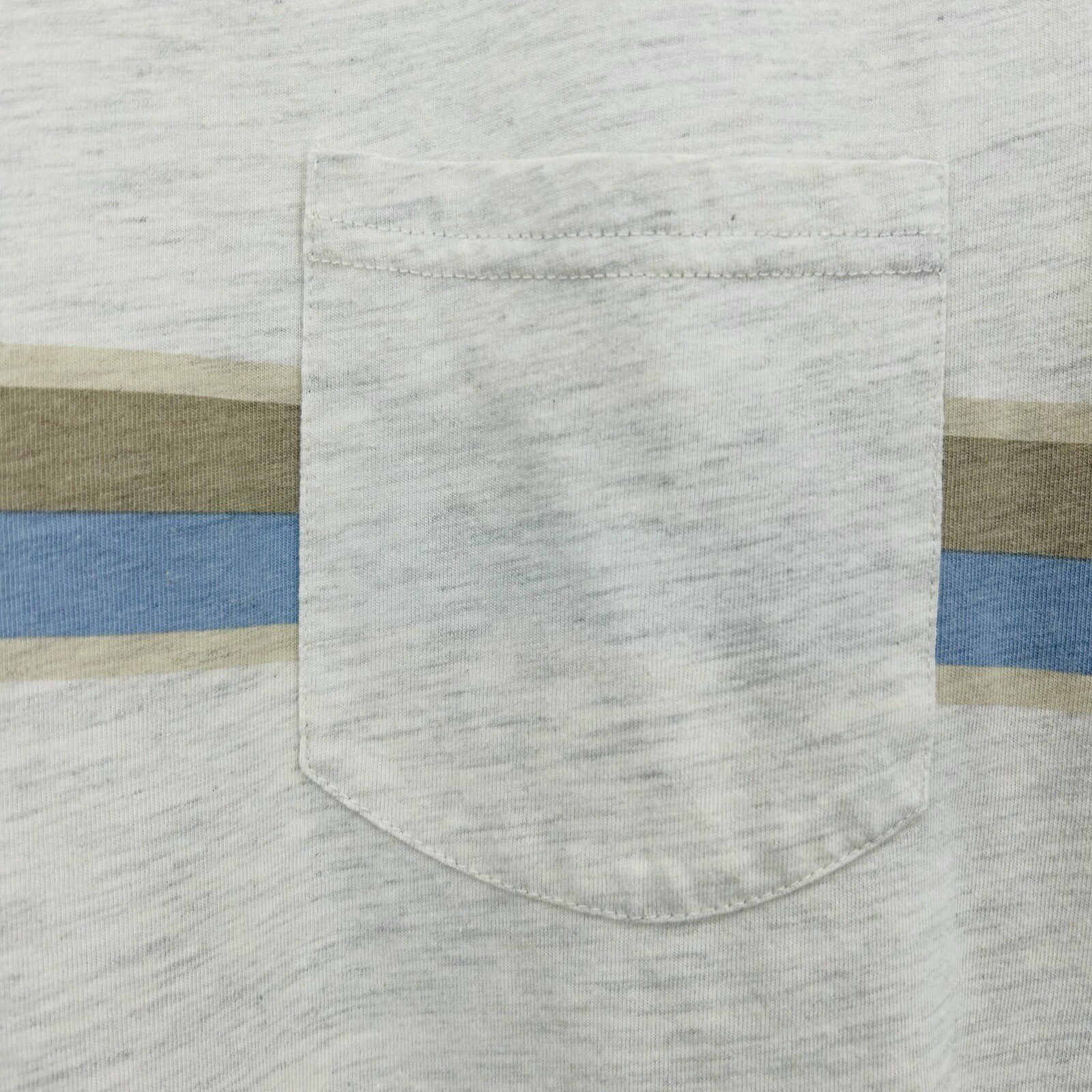 The Normal Brand Shirt SMALL Blue Grey Heathered Pocket Short Sleeve w/Pocket gallery