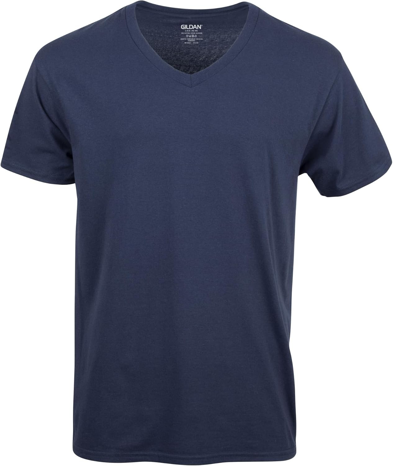 Gildan Adult Men's Short Sleeve V-Neck Assorted Color T-Shirt, 5-Pack, Sizes S-2 gallery