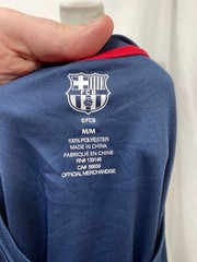 FC Barcelona Men’s Medium Soccer Shirt Blue Short Sleeve Crew Neck