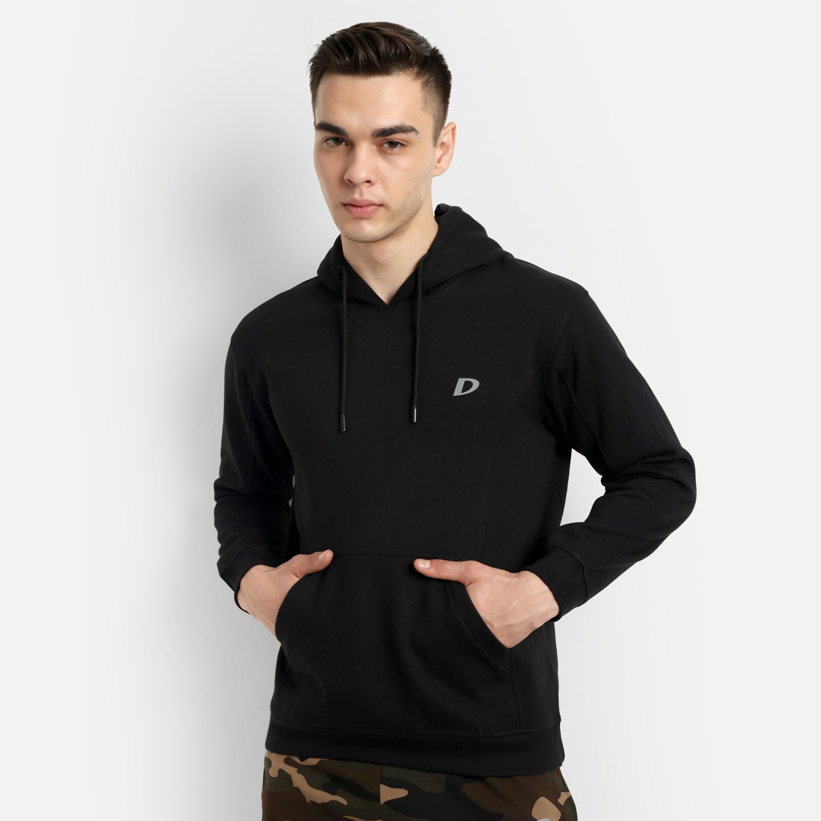 Mens Fleece Hoodie Pullover Casual Hooded Long Sleeve Sweatshirt Kangaroo Pocket gallery