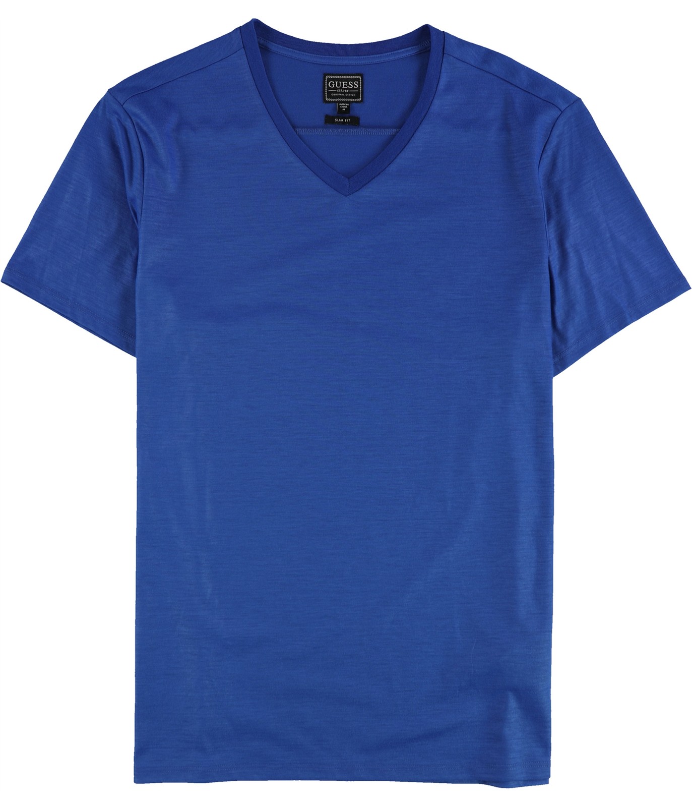 GUESS Mens Yoke V-Neck Basic T-Shirt